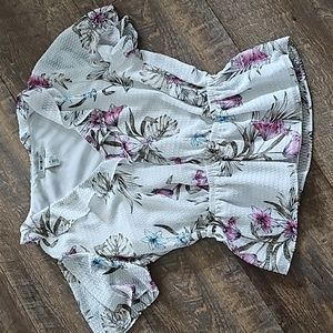 Flower top from White House Black Market